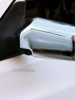 جدیدترین قاب آبکاری شده نقره ای آینه بغل